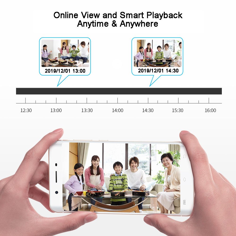 4CH 1080P HD WiFi NVR 2.0MP IR Outdoor Weatherproof CCTV Wireless IP Camera Security Video Surveillance System Kit