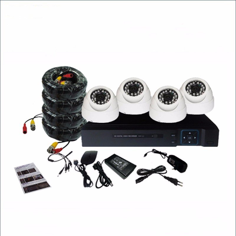 Home security full set cctv hd camera DVR kits cctv security system