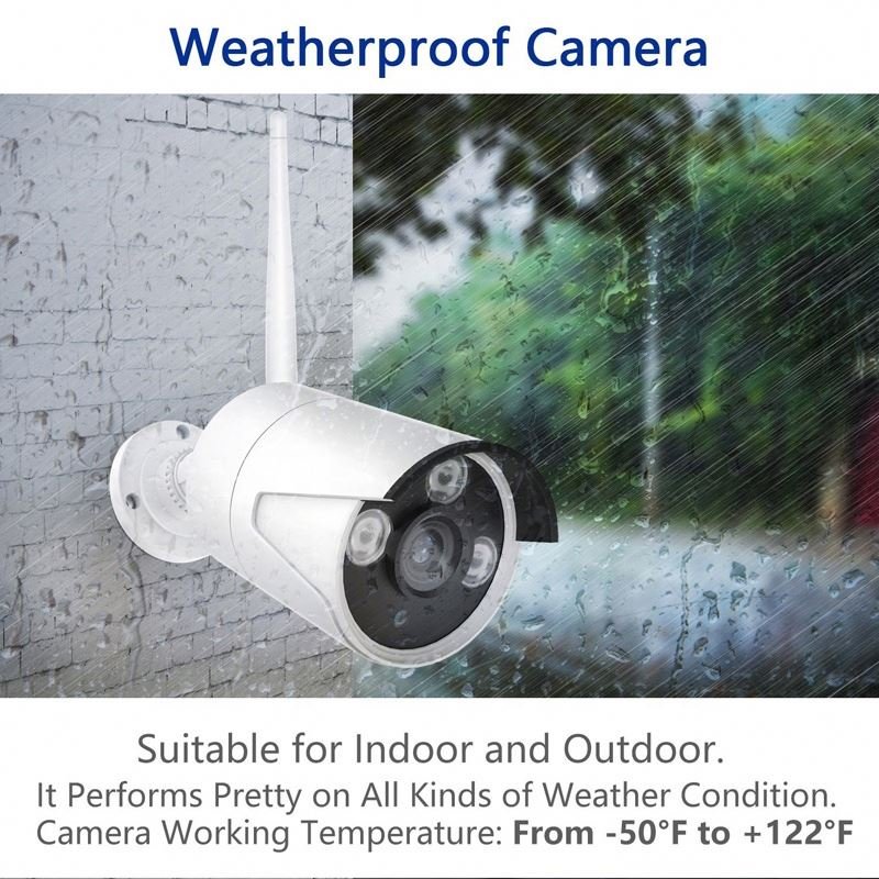 Waterproof Outdoor 3MP XMEYE Face Detection Face Capture 4CH wireless cctv system wifi camera kit Surveillance Camera