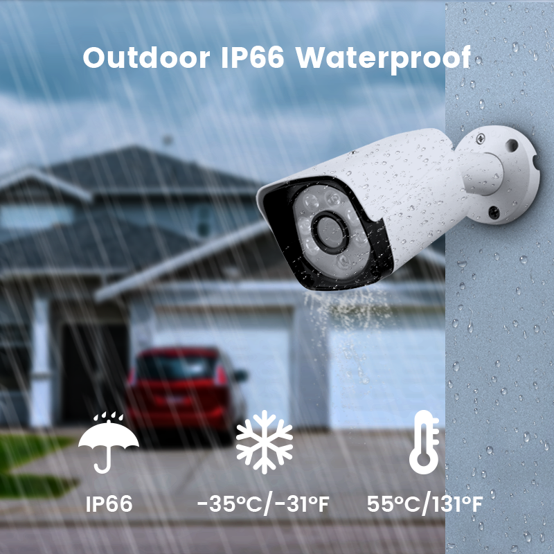 Indoor outdoor wired 4 Channel 5 in 1 AHD Video Surveillance System P2P 2mp 4ch DVR kit cctv set 4 camera dvr security system
