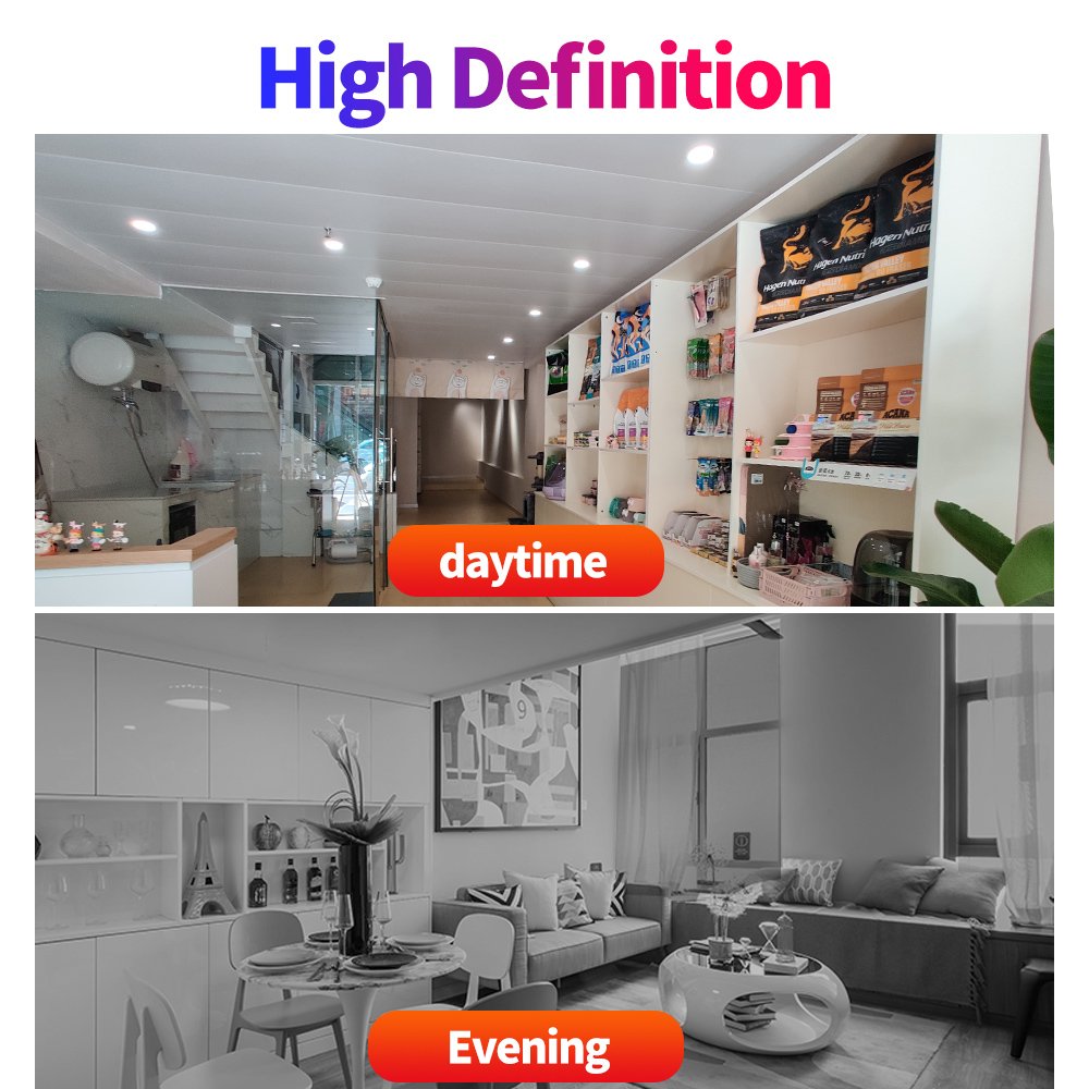 E27 Light Bulb Camera Color Night Vision Motion Detection Light Bulb Security Camera Wifi Camera
