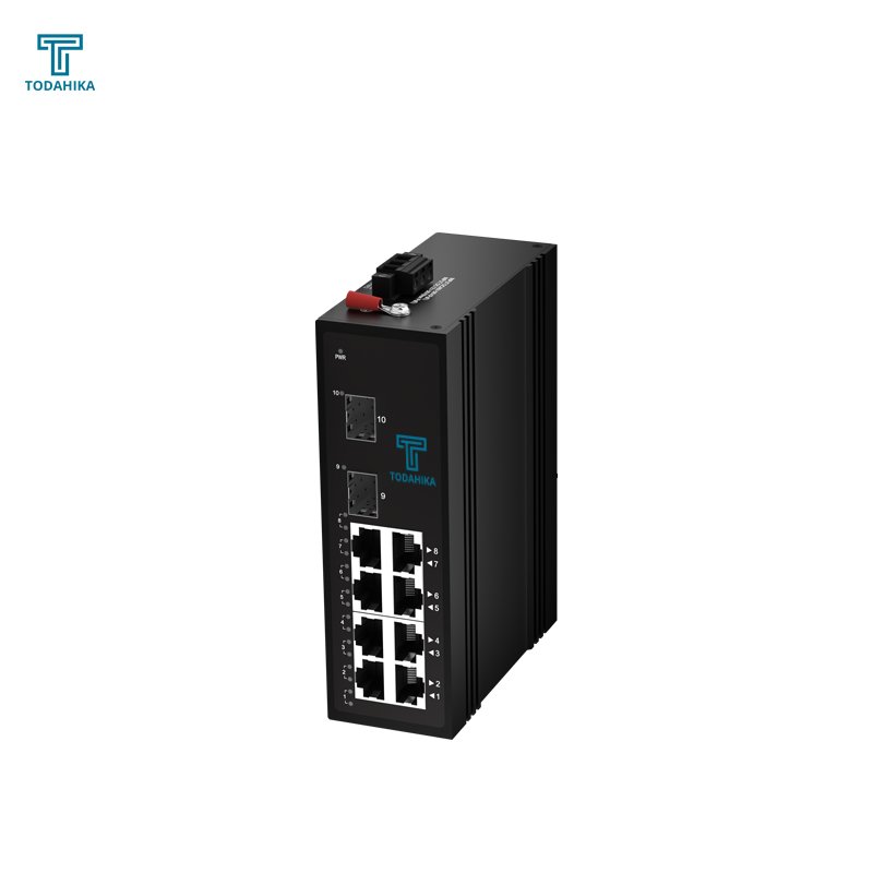 CE EAC 2*1000Mbps SFP Port and 8*10/100/1000M RJ45 Port Industrial Ethernet Gigabit Switch