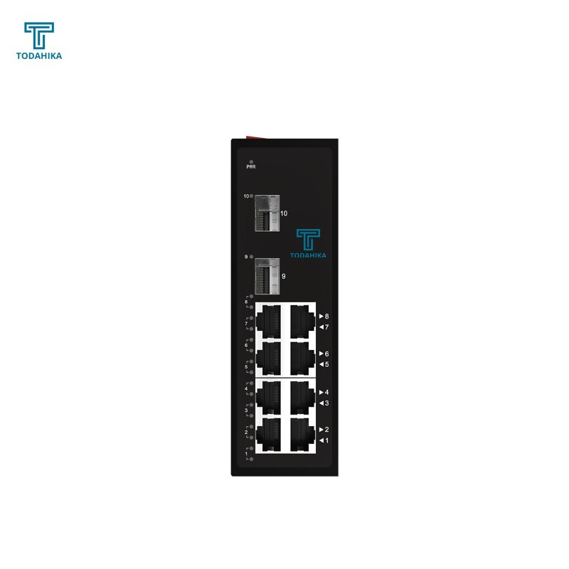 CE EAC 2*1000Mbps SFP Port and 8*10/100/1000M RJ45 Port Industrial Ethernet Gigabit Switch
