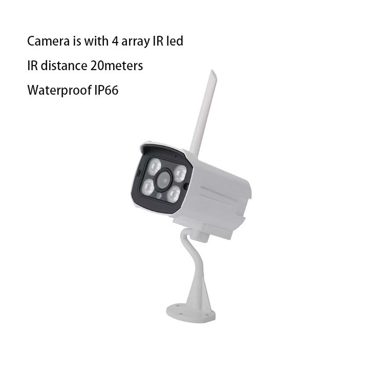 3MP Wireless CCTV Security Camera System Tuya 10.1inch lcd secreen 4ch Wifi NVR Kit