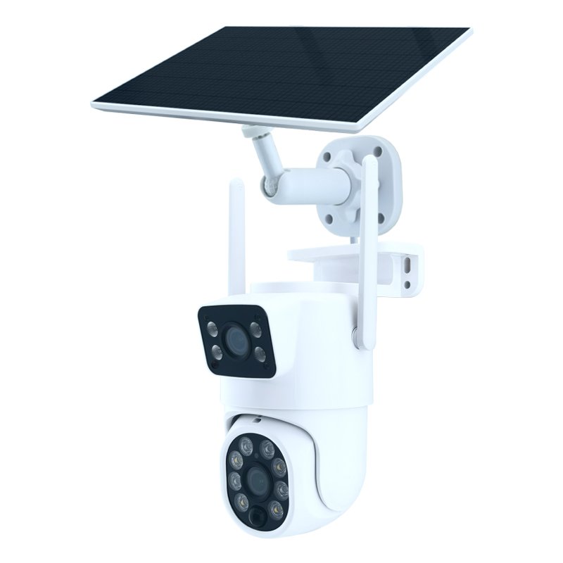 Smart Life App 4Mp Wifi Surveillance Motion 4G Sim Card Solar Powered Support Night IP CCTV Dome Wireless Camera Security System
