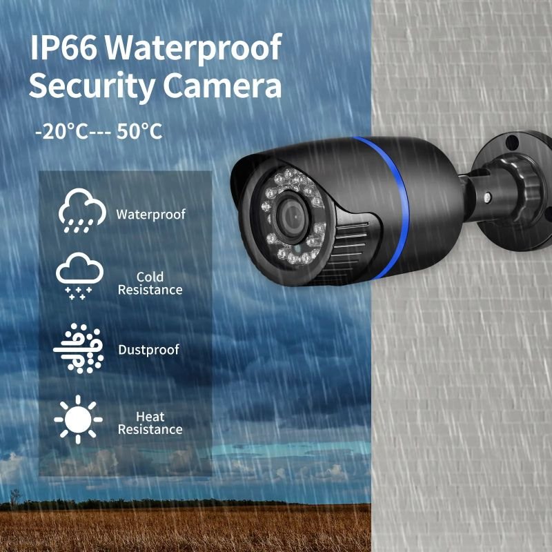 HD outdoor waterproof home security ip camera set video surveillance camera system AHD DVR Video Recorder cctv camera dvr kit