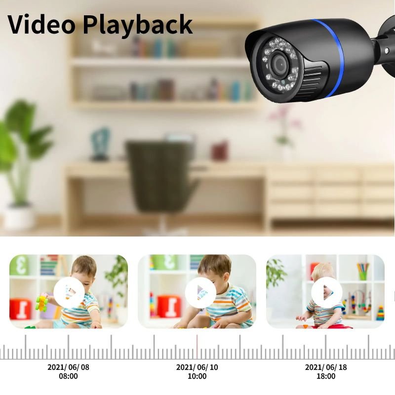 HD outdoor waterproof home security ip camera set video surveillance camera system AHD DVR Video Recorder cctv camera dvr kit