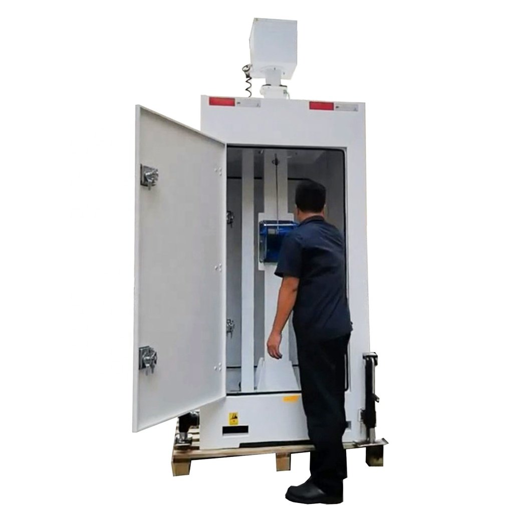 7m manual mast Cubiod tower mobile surveillance unit mobile surveillance tower for Music festival monitoring