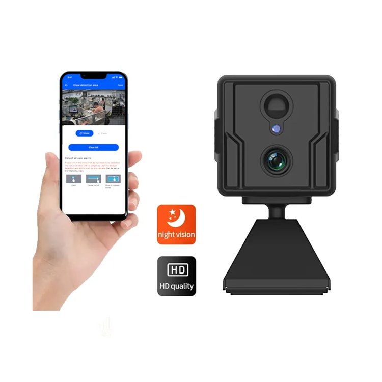 Low Power 4G EU/US/Asia Version Small Home Security CCTV 1080P FULL HD Sim card Built-in Battery FOWL APP mini 4G camera