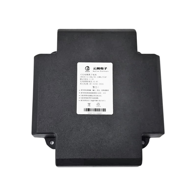 Custom Lithium Ion Battery For Outdoor Solar Dome Surveillance Camera 7.2V 14Ah Battery Pack ESD grade