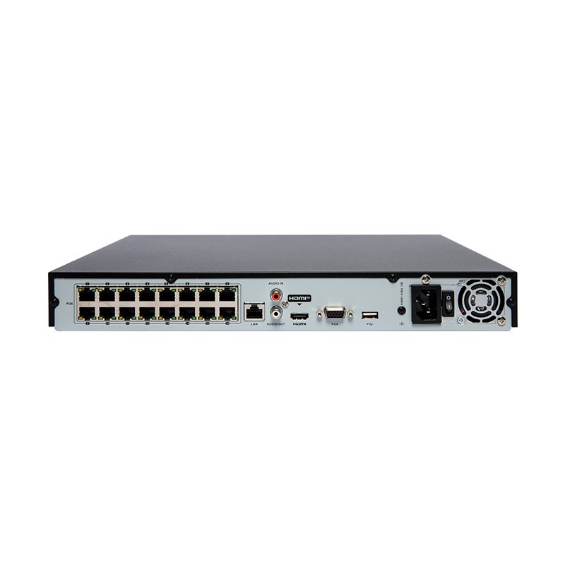Hik POE NVR 4K 8MP 16CH DS-7616NXI-K2/16P Embedded Plug & Play 4K Video Recorder 2 SATA Max 12TB Interfaces 8 POE Port H.265
