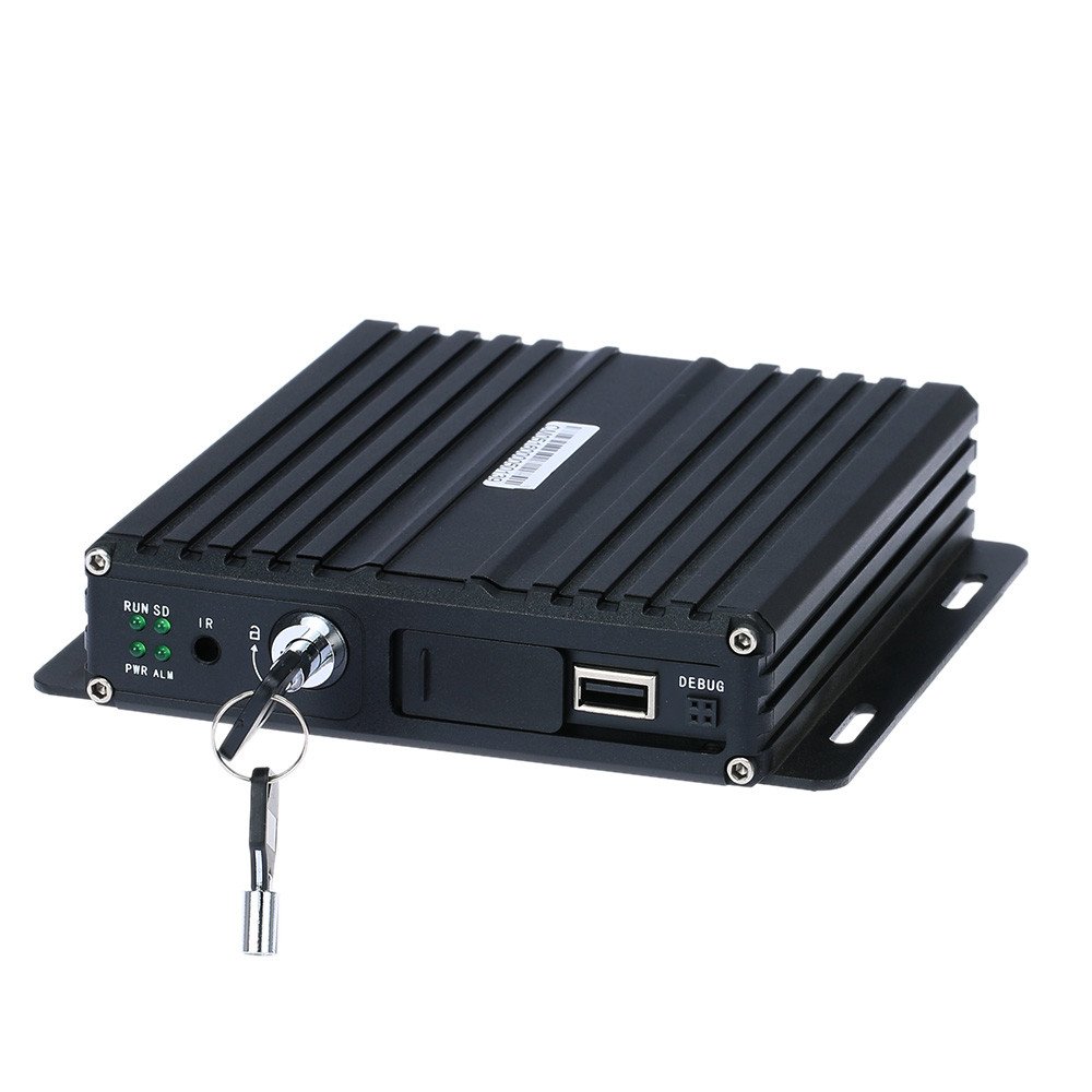 h.265 4g gps vehicle sd card mobile dvr 4 ch 1080p mdvr