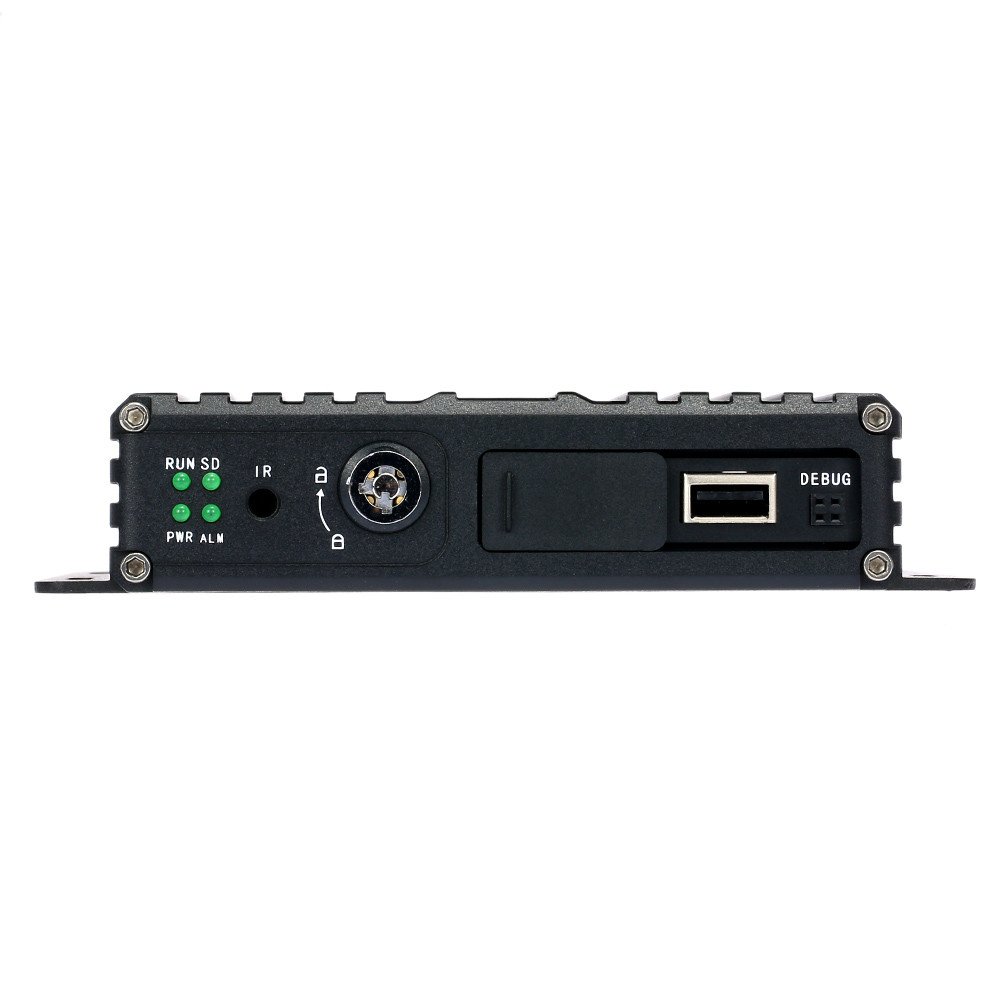 h.265 4g gps vehicle sd card mobile dvr 4 ch 1080p mdvr
