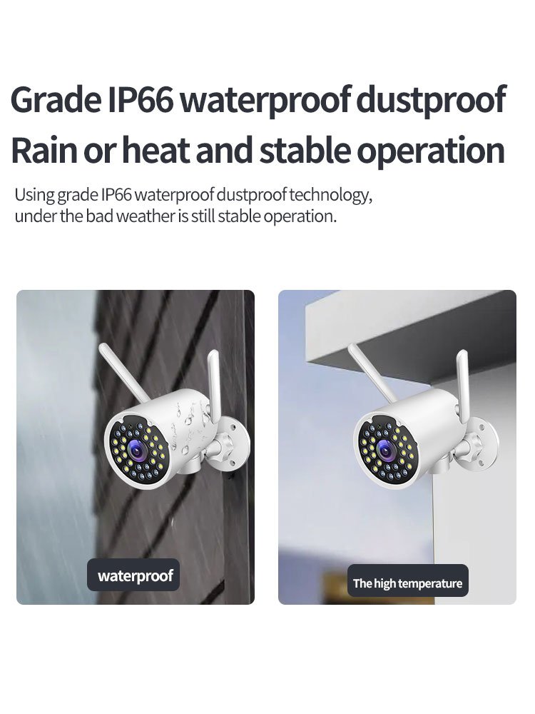 Tuya Smart high quality outdoor single length bullet surveillance system WiFi ptz network camera