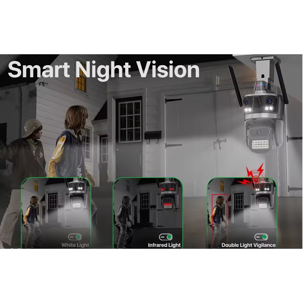 9MP HD AI Smart PTZwifi Camera Smart Humanoid Detection Tracking Alert Information PushUsing indoors outdoors wifi ptz cameras