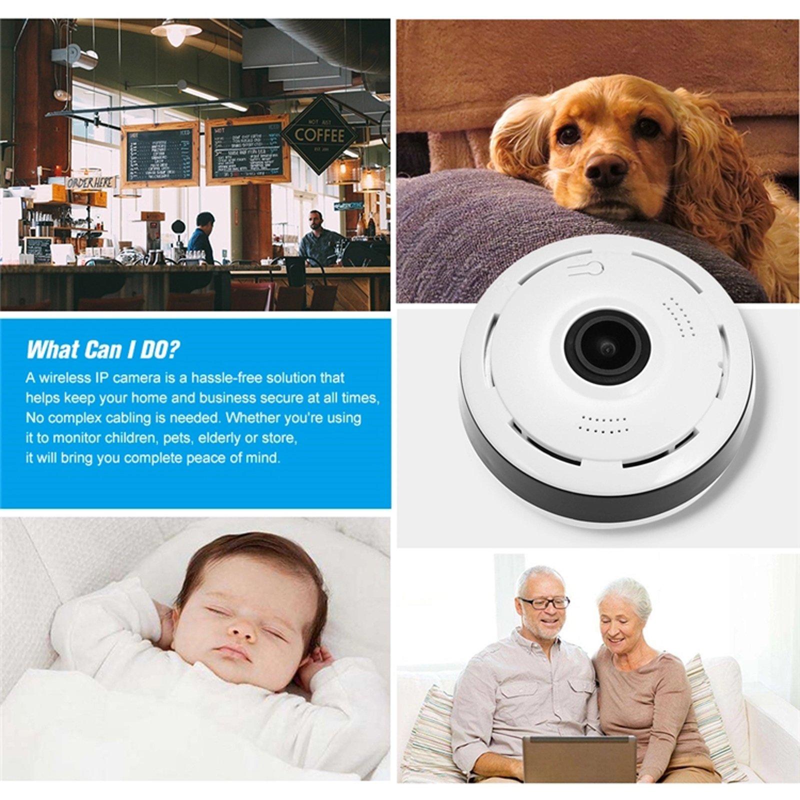 Hot sale Security Cctv Camera System V380 Pro 360 Degree View Fisheye Wireless Network Camera