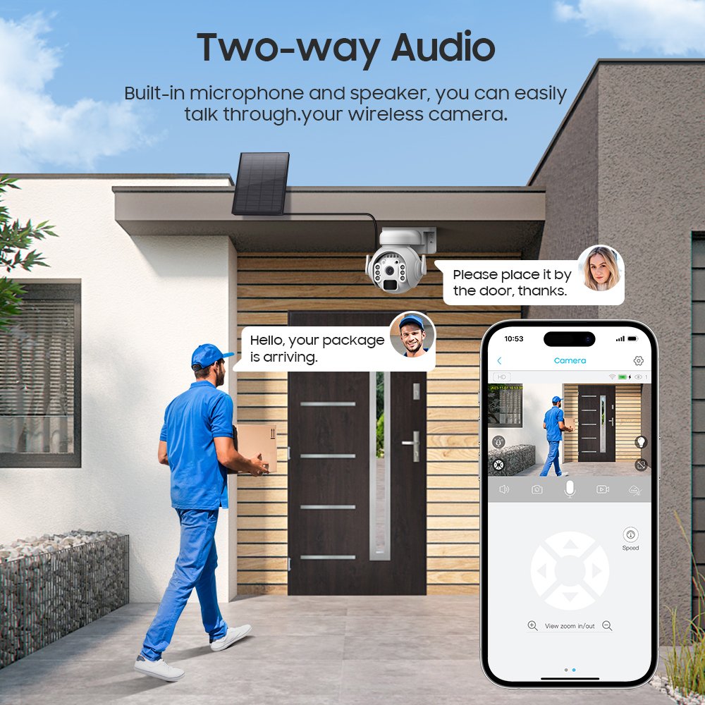Lower Powered PIR 3MP Waterproof IR Night Vision Motion Outdoor Wildlife Hunting Trail Surveillance WIFI 4G Solar Camera Secu