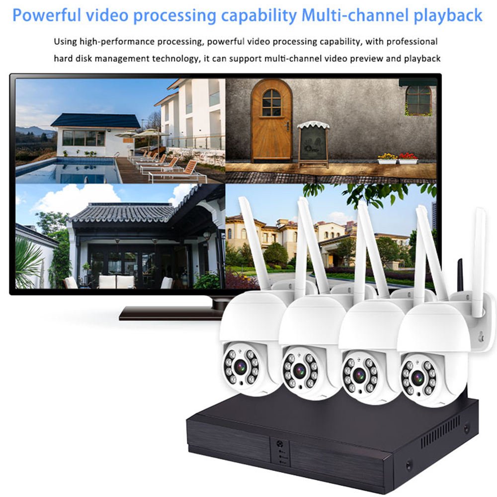 xmeye 3MP WiFi ptz Camera Home Security System wifi nvr Kit 4CH NVR Recorder Wireless CCTV Video Surveillance wifi camera kit