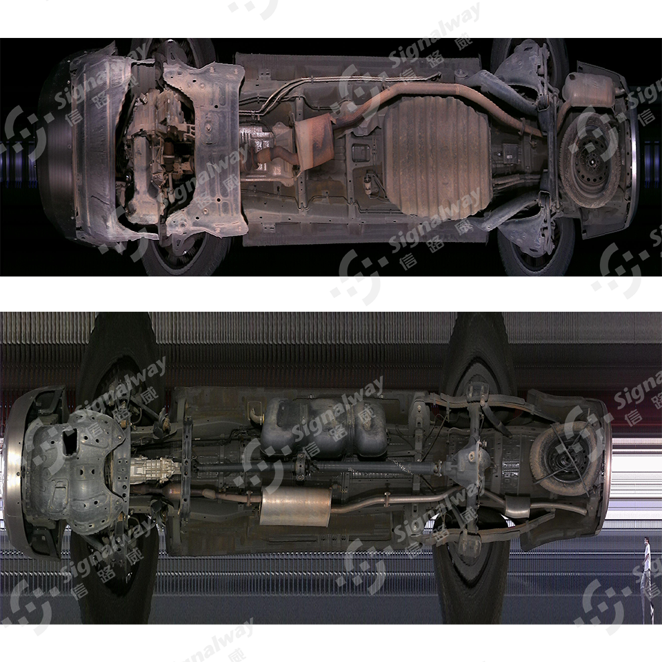 Signalway Mobile Under Vehicle Surveillance System for Temporary Control Place Security Check Car Bomb Detector Uvss