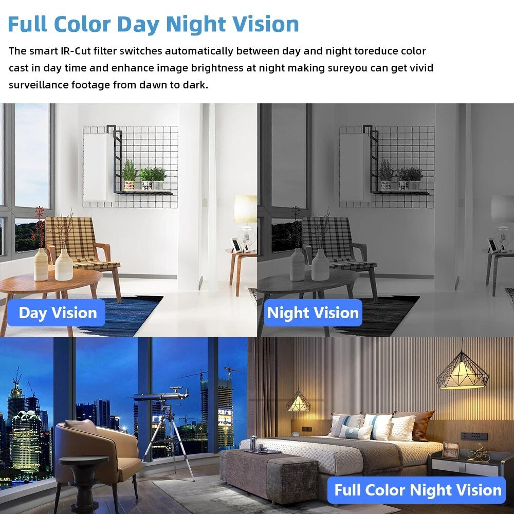 Surveillance Set 5MP 10CH WiFi 4 8 Channel PTZ uto Tracking IP NVR Solar Battery Home Security CCTV Camera System Wireless Out