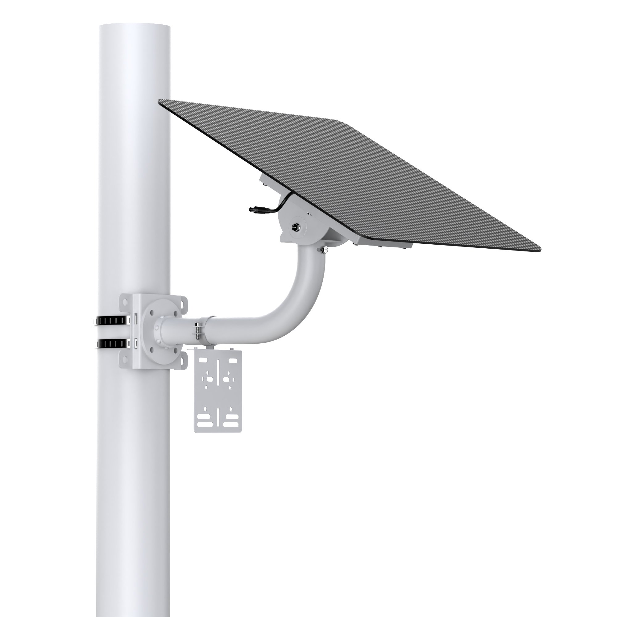 TecDeft ultra-thin bezel-less solar panel with high conversion rate monocrystalline silicon power for outdoor wireless cctv