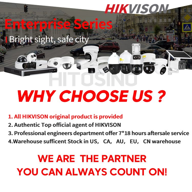 Hitosino Oem HIK 2mp 4mp 5mp 8MP 4K Poe 4ch 8ch 16ch NVR Camera Kit Hik POE Video IP Security Surveillance System