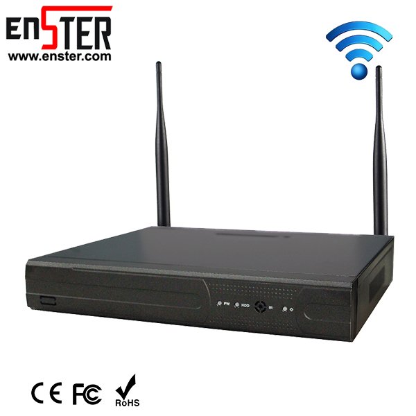 Enster Security Surveillance 1080P Night Vision Wireless 4CH Outdoor Antena WiFi Cctv Camera System Kit