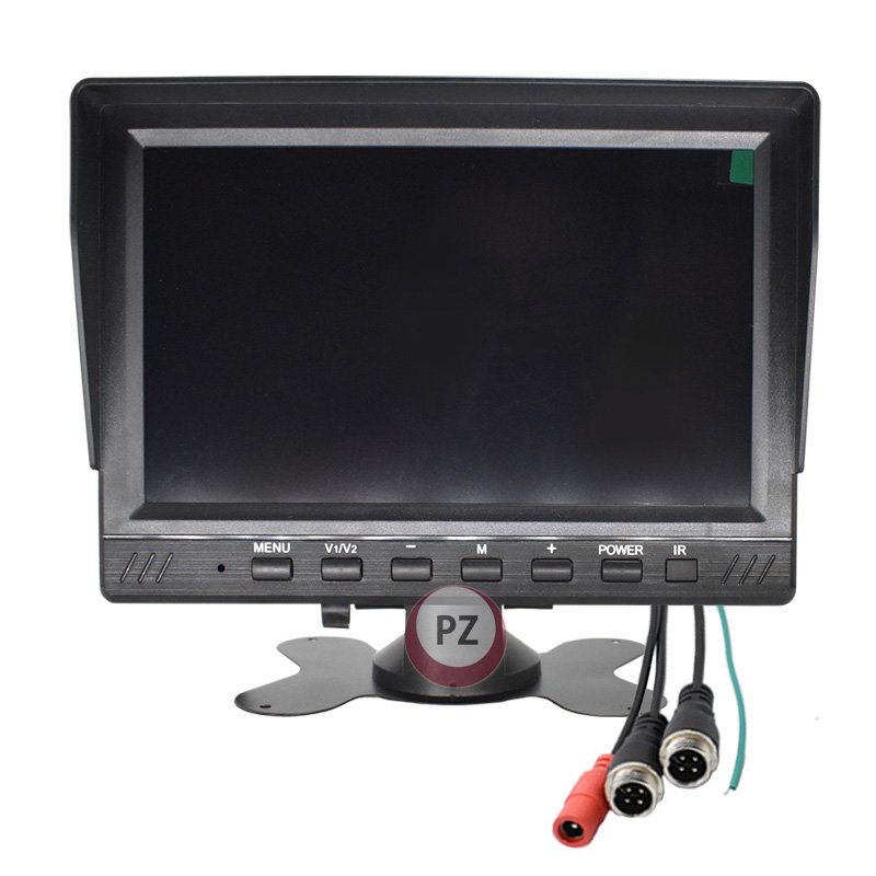 AHD 1080P 7 Inch IPS Screen Car Video Monitor Camera CCTV Surveillance Parking System With Cigarette Lighter Power Supply