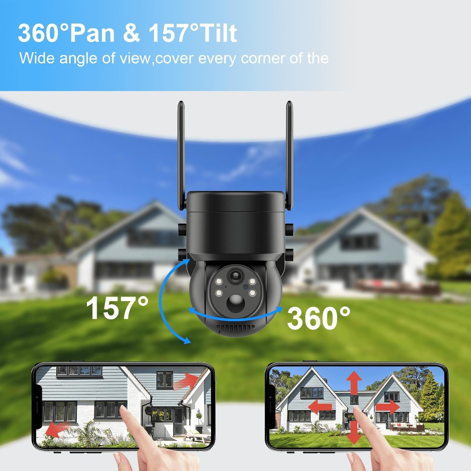 4G Pan Tilt Battery smart Trail hunting outdoor wireless Camera