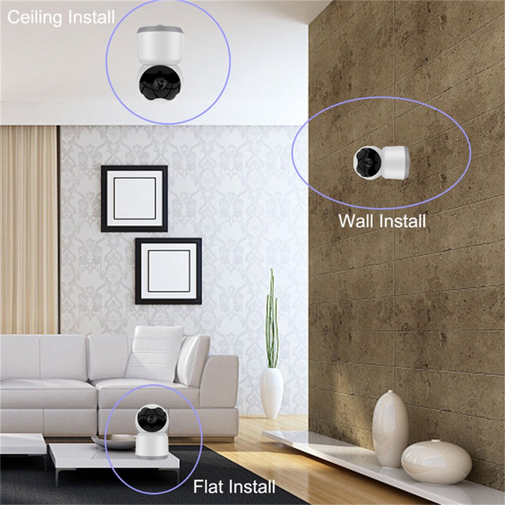 5.0MP Tuya Smart APP PAN Tilt Indoor WIFI IP Camera PTZ Wireless CCTV Mini Camera