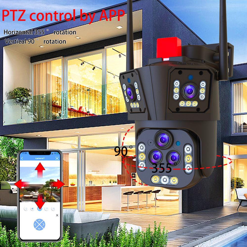 DIFANG 10K Outdoor 20X Zoom CCTV Wireless Wifi Camera Two Way Audio Night Vision Security Surveillance Network PTZ IP Camera