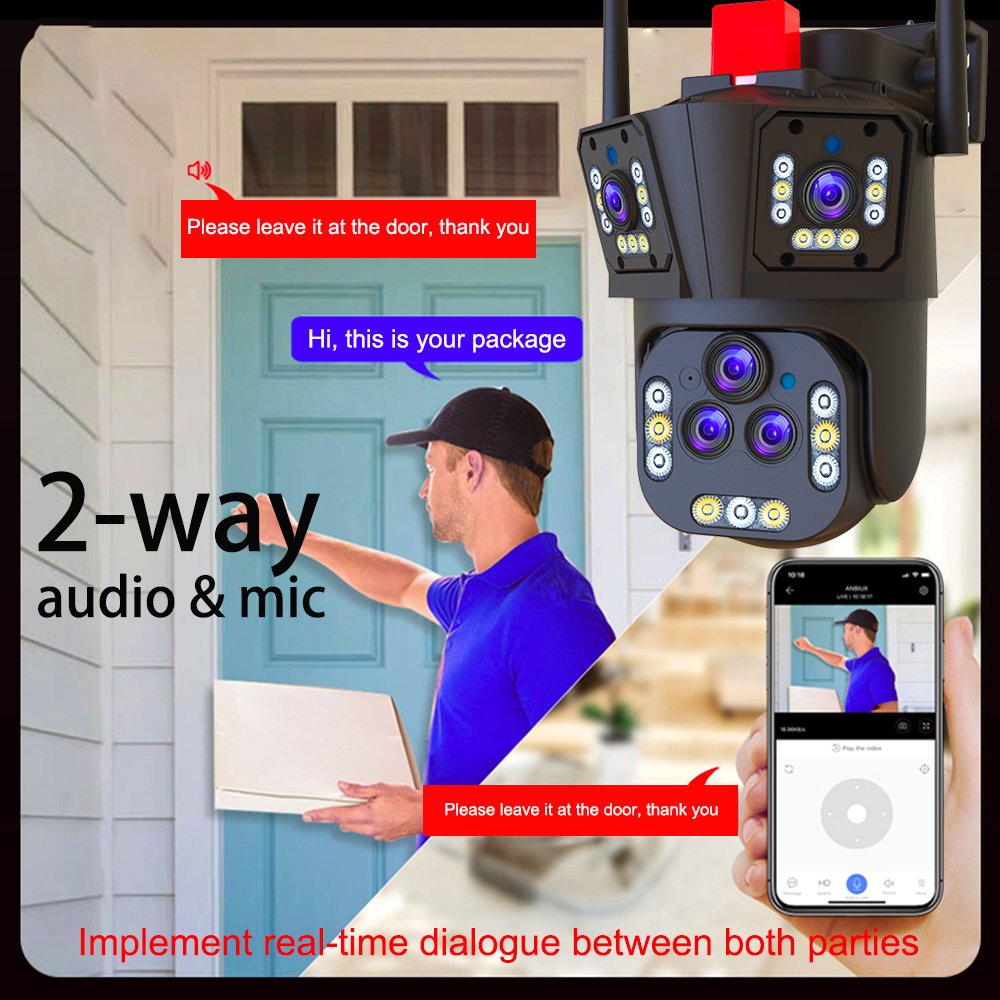 DIFANG 10K Outdoor 20X Zoom CCTV Wireless Wifi Camera Two Way Audio Night Vision Security Surveillance Network PTZ IP Camera