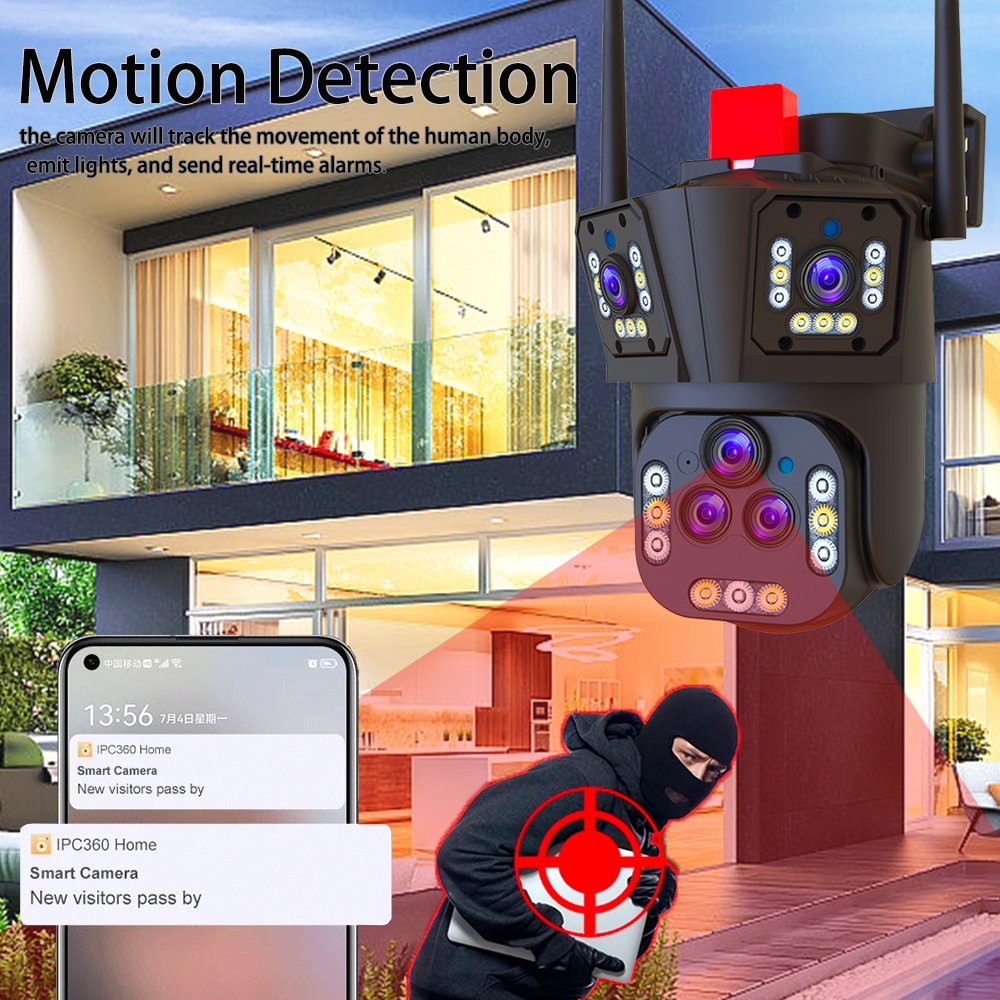 DIFANG 10K Outdoor 20X Zoom CCTV Wireless Wifi Camera Two Way Audio Night Vision Security Surveillance Network PTZ IP Camera
