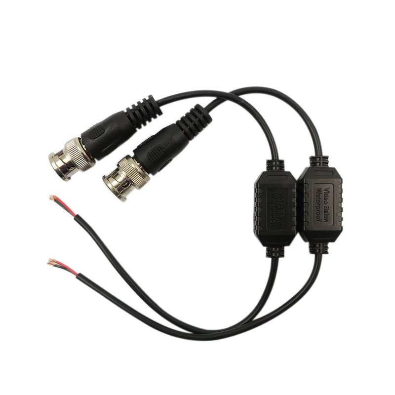 YJS -1301K HD passive UTP video balun cat5 to cctv bnc waterproof video balun hd cvi tvi ahd video balun for cctv camera