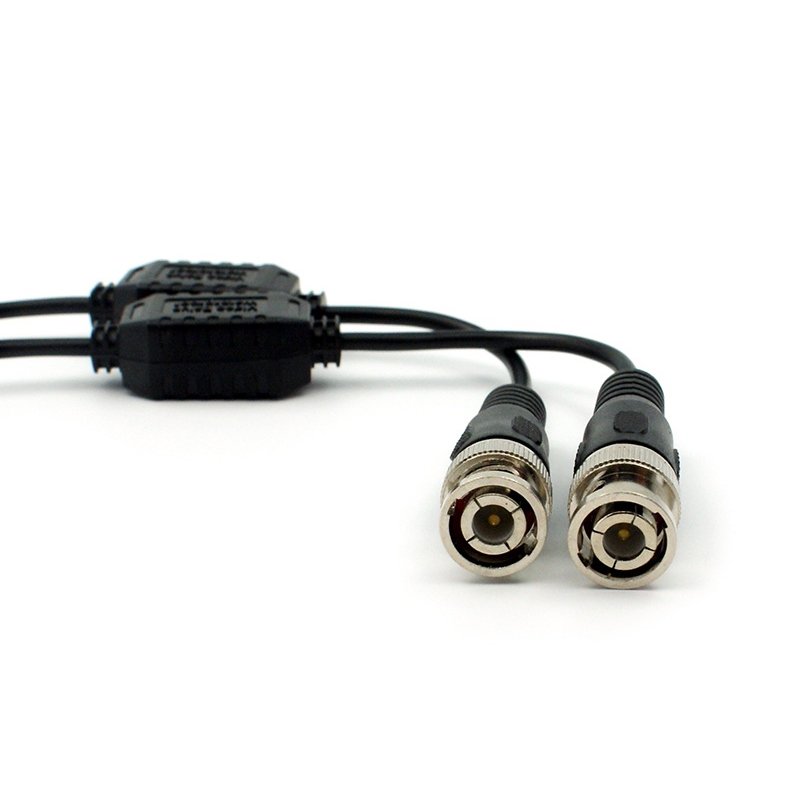 YJS -1301K HD passive UTP video balun cat5 to cctv bnc waterproof video balun hd cvi tvi ahd video balun for cctv camera