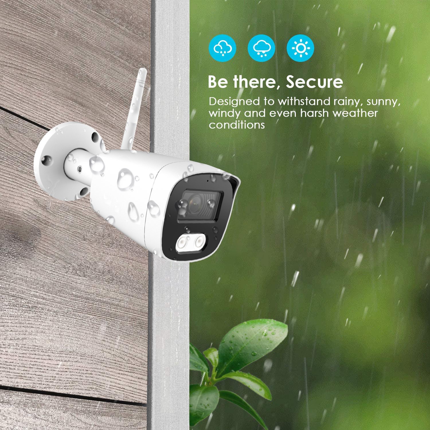 CCTV KIT WIRELESS SECURITY SURVEILLANCE 8MP WIFI IP CAMERA SYSTEM WITH 4K RESOLUTION 8 CHANNEL NVR KIT FULL COLOR NIGHT VISION