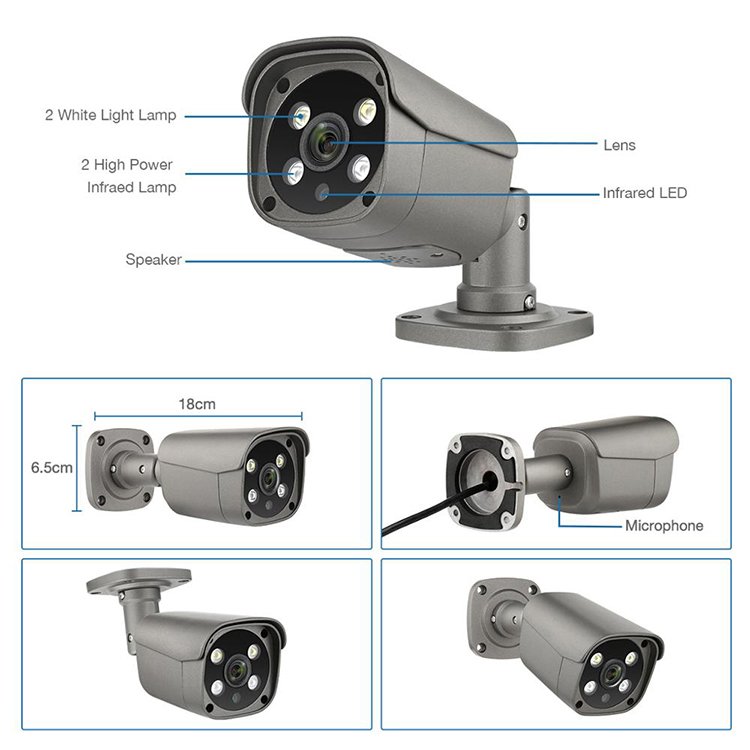 4ch POE NVR Kit 5MP Professional Video Surveillance 5MP CCTV Security Ip Camera System 48V H.265 Wireless Nvr HUA 64 Channel Nvr