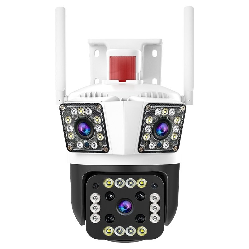 HD WiFi PTZ Camera 6MP Resolution Multi-Lens System Wireless Security Monitoring Hopeway App Compatible Smart Home Surveillance