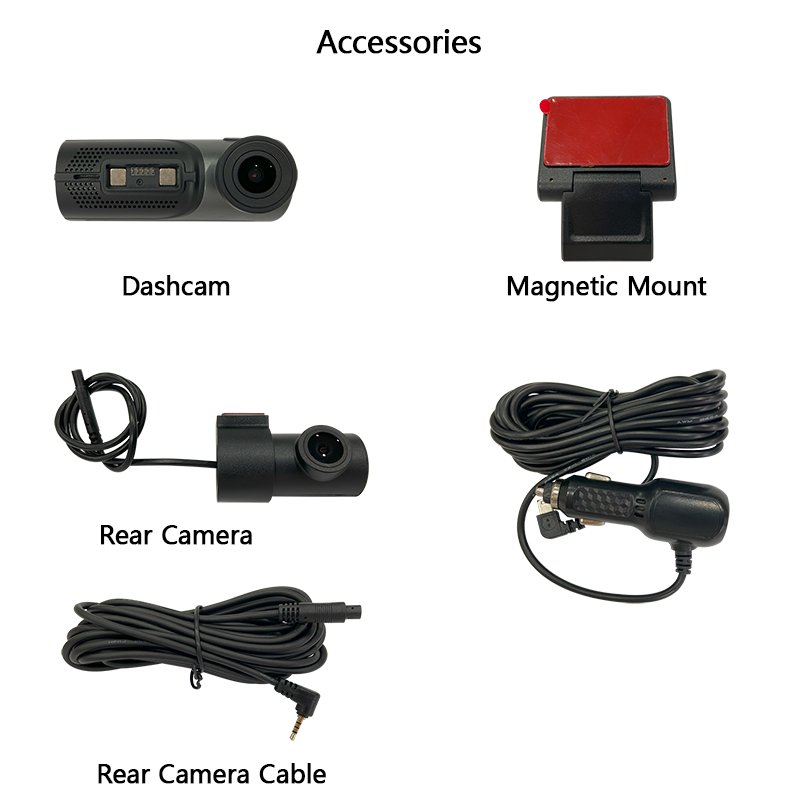 WDT V108 Car Auto Tracking Dvr Recorder Wifi Gps Dash Cam Video Black Box Dashcam 4k Front And Rear View Camera For Vehicle Tool