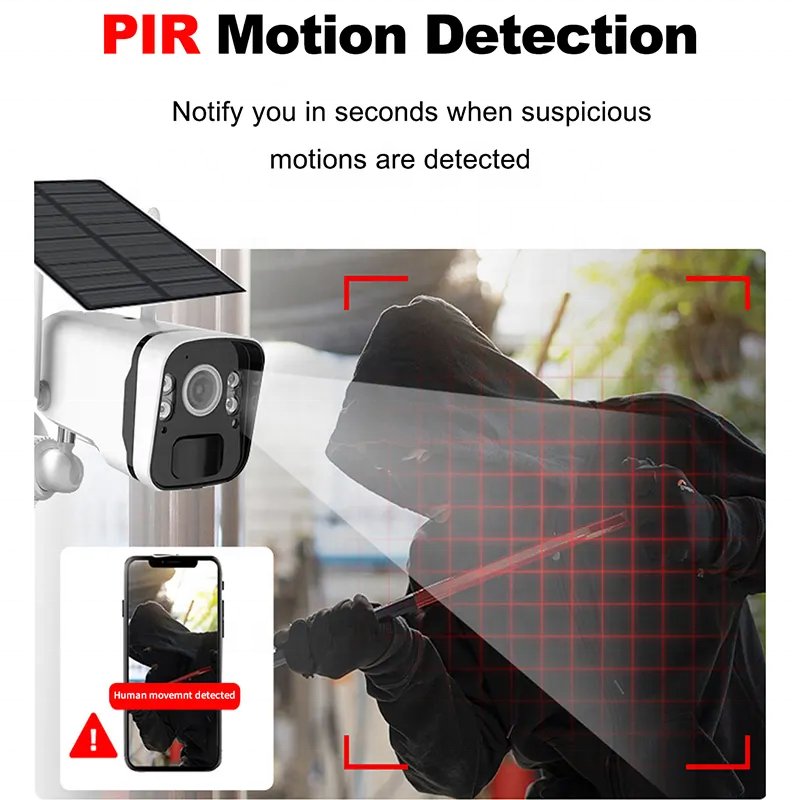 Hot Sale 2K Full HD Cctv Solar Camera System Camera de Surveillance Wireless Security Camera Cctv Kit