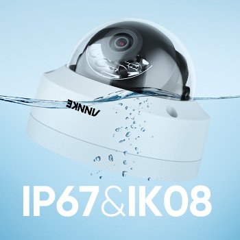 ANNKE 8CH 4K(12MP) PoE NVR With 4pcs 12MP AI & smart dual light & Microphone PoE IP Dome Camera