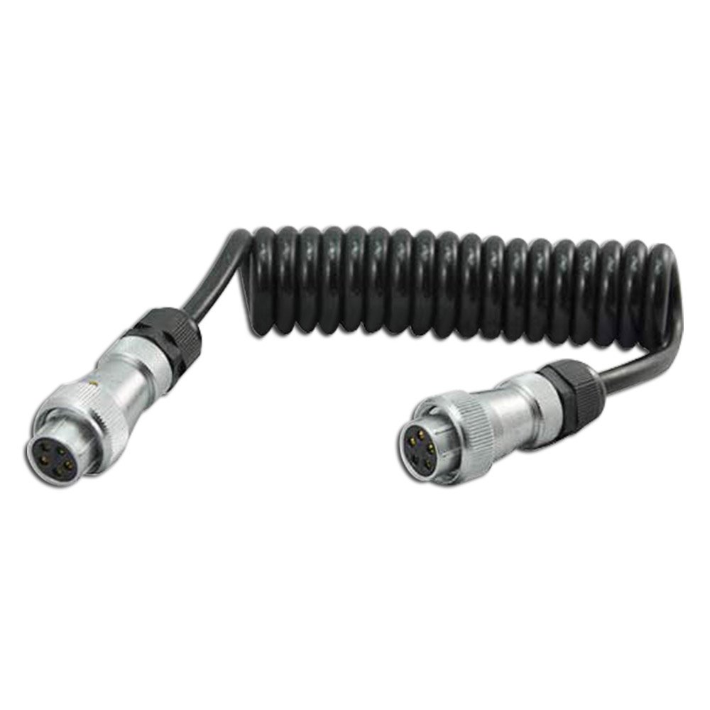 CAB-01S Heavy Duty Vehicle Coil Trailer Cable with 4 Channel 4 PIN AV Connector Disconnect Kit for Truck Caravan Motor Home