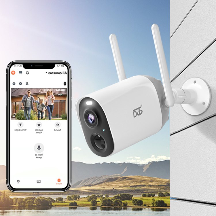 High Optical Zoom Camera Systems Outdoor Wifi Home Security Camera With Pan Tilt Zoom