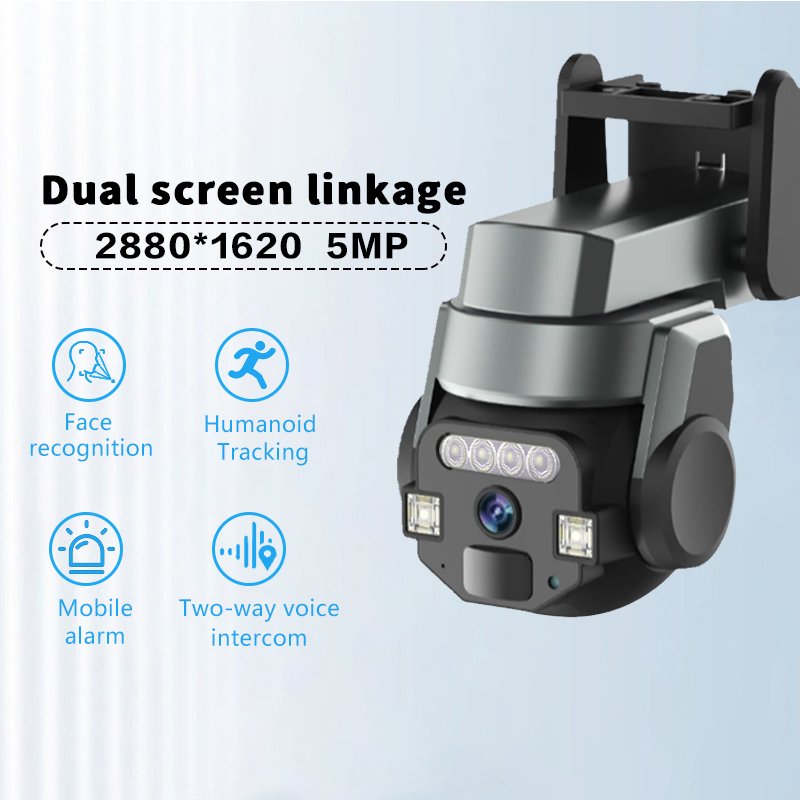 Security Camera System Ultra HD 5MP POE NVR Two-Way Audio Face Detect Color Night Vision CCTV Video Surveillance Set