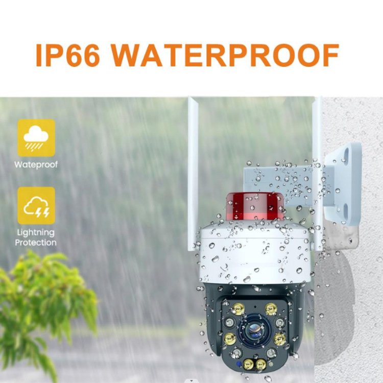 Tuya Smart 40X zoom 5MP 4K PTZ Wifi Outdoor P2P Security CCTV Camera Security Audio auto tracking waterproof IP Wireless Camera