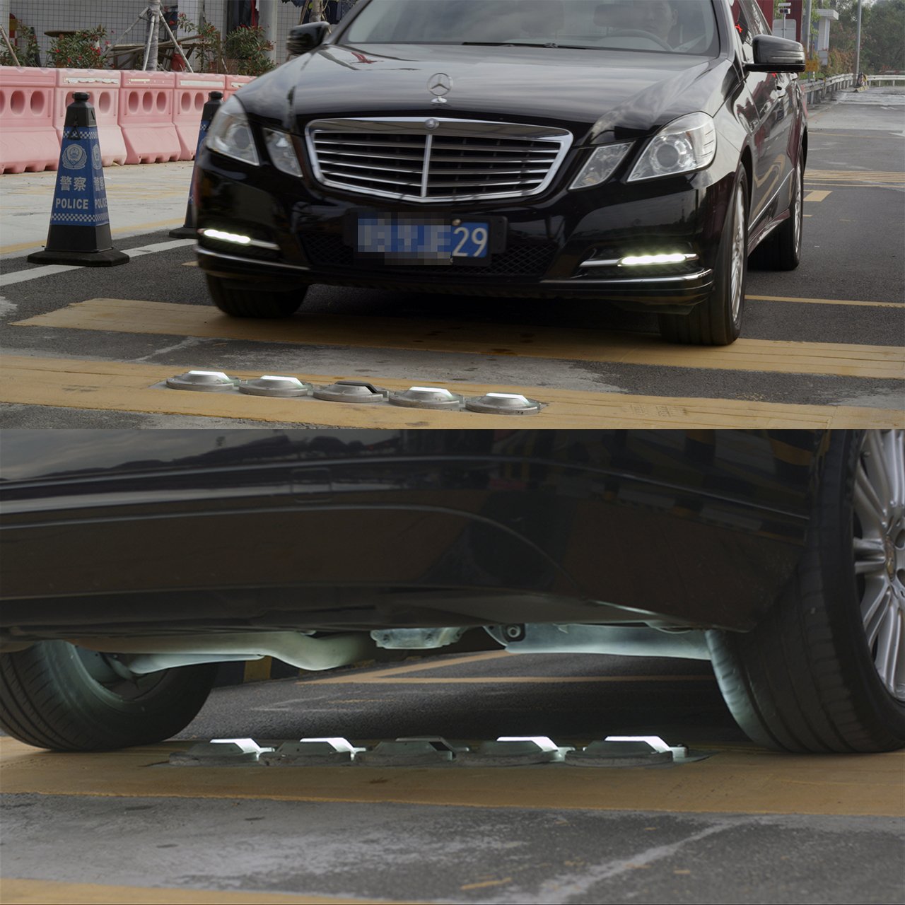 Fixed under car security inspection system under vehicle inspection camera scanner ZA UVSS-II other security vehicle system