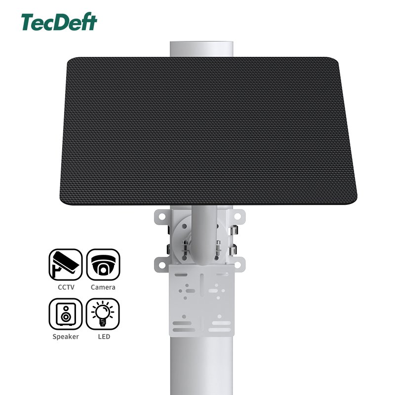 TecDeft Solar System Off-grid Energy Storage System Lithium Battery for Farm Outdoor 4G Router Lighting Surveillance Camera