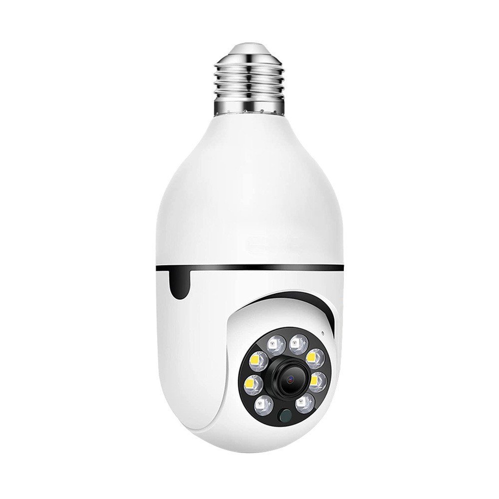 Hot sale Home smart Wireless Wifi E27 Bulb 360 Degree Panoramic Pan Tilt Security Surveillance Smart Camera