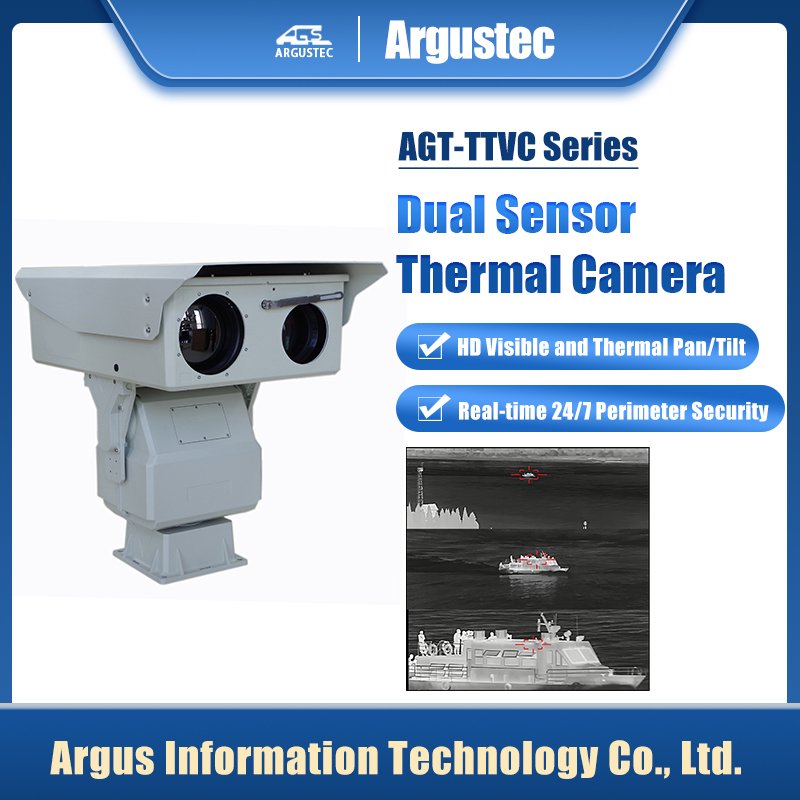 3-10km Long Range Dual Sensor Thermal Imaging Camera Marine EO/IR Surveillance System