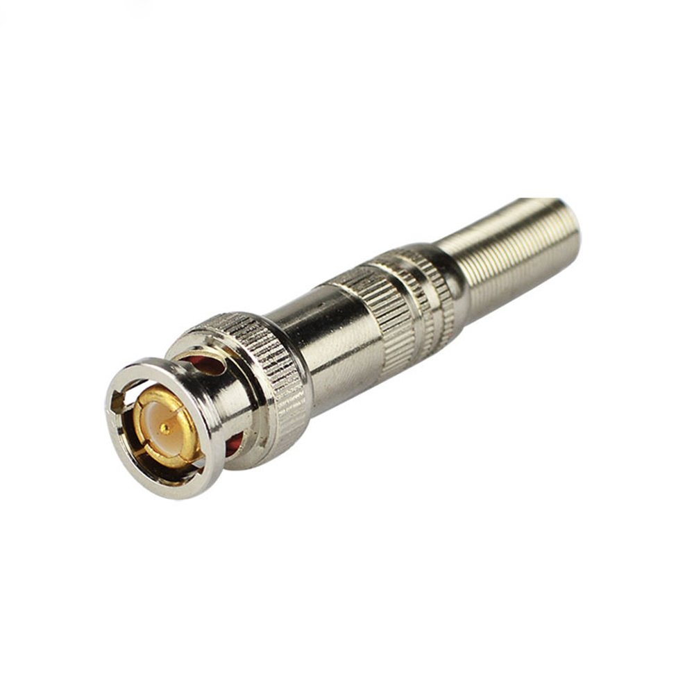 CCTV System Solderless Twist Spring BNC Connector Jack for Coaxial Camera for Surveillance Accessories